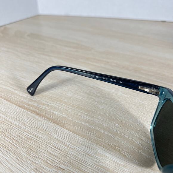 Ray-Ban RB5298 5235 Sunglasses Polarized Translucent Blue 53-17-135 main image 6